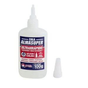 Cola Almasuper 100g Adesivo Instantaneo Ultra Rapido