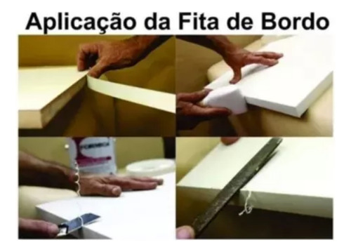 Fita de Borda Branco Supremo Chess 22mm X 50m Rehau - Imagem 2