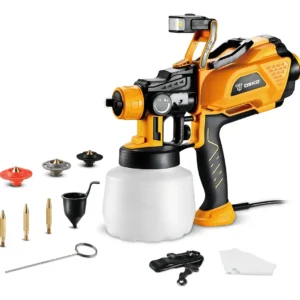 Pistola de Pintura HVLP Deko 600W LED 1,2L 3 Bicos 127/220V