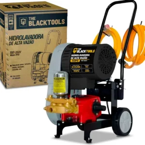 Lavadora De Alta Pressão Equipado Motor 1hp 350 Libras Monofásico Tbt-350v The Black Tools - Bivolt 110V/220V