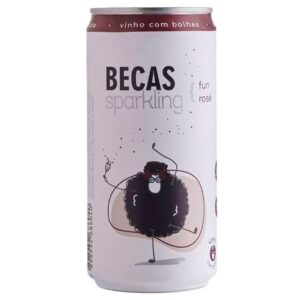 Vinho Frisante em Lata Becas Fun Rosé 269ml